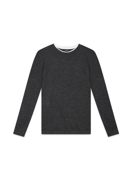 MAGLIA SLIM DOPPIO COLLO