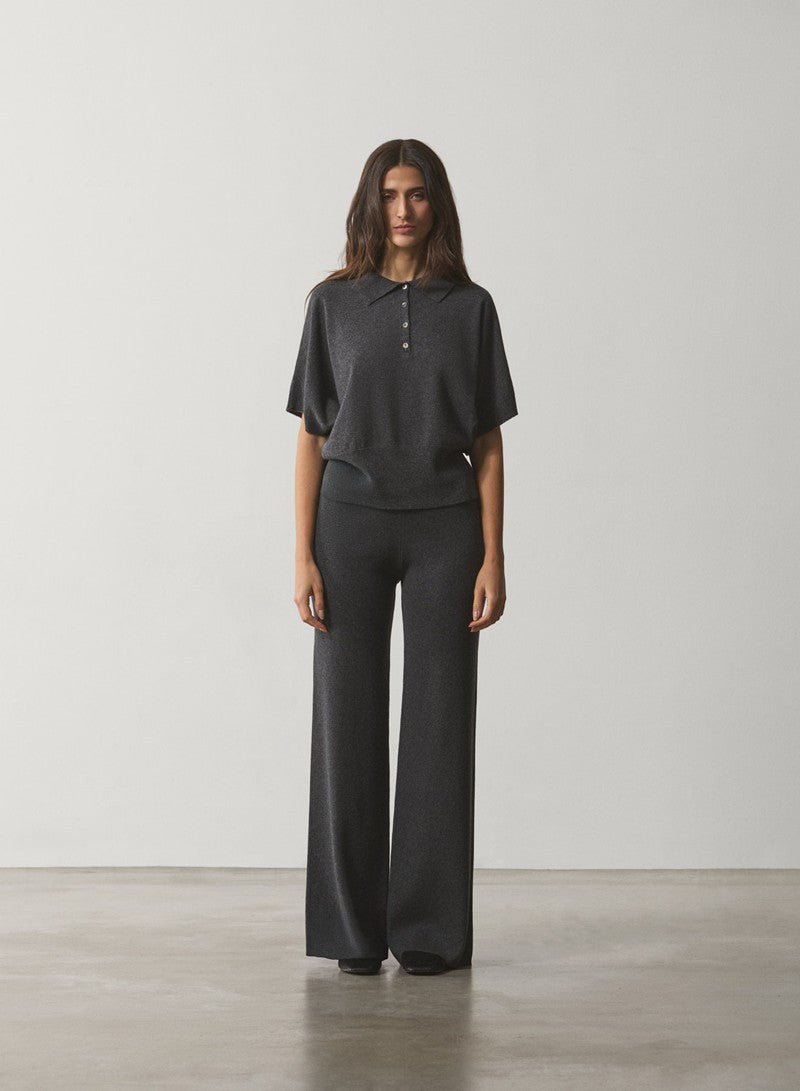 PANTALONE PALAZZO IN MAGLIA