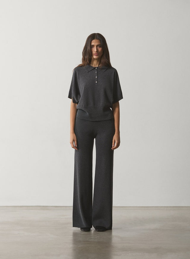 PANTALONE PALAZZO IN MAGLIA