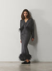 CARDIGAN CON TASCHE BOA