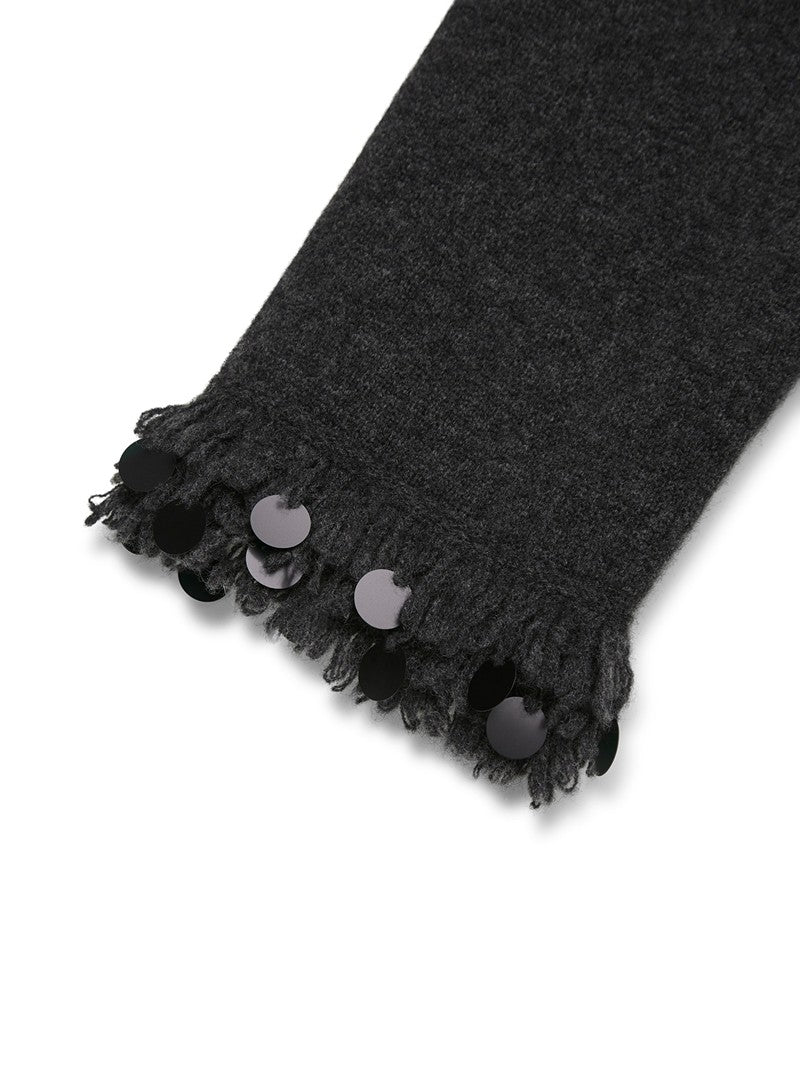 CARDIGAN FRANGE E PAILLETTES