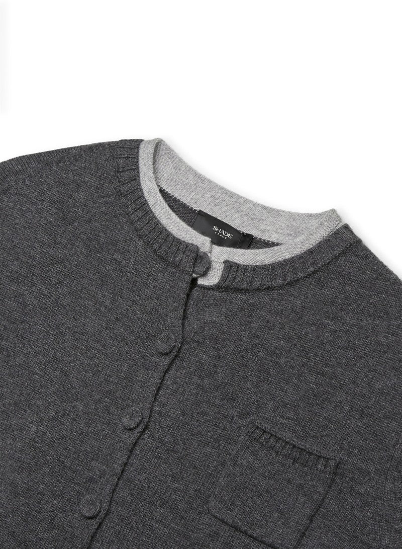 CARDIGAN TASCHINO BICOLOR