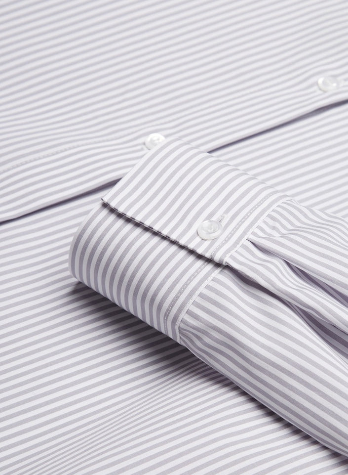 CAMICIA MANICA MARTELLO RIGHE