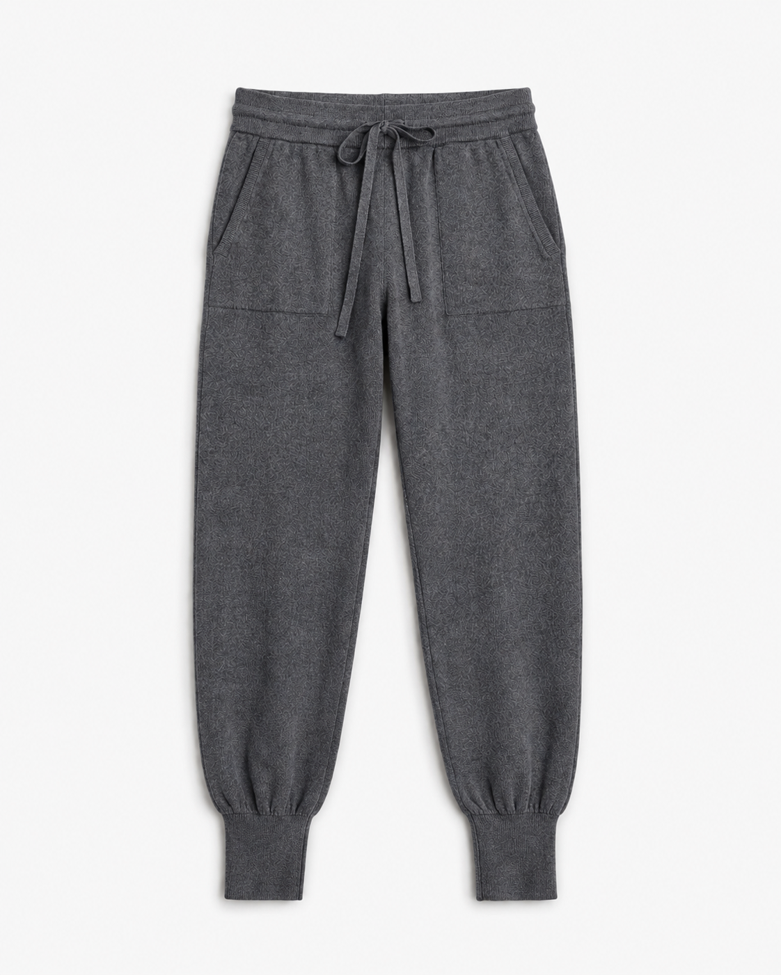 Jogger in Maglia con Tasche