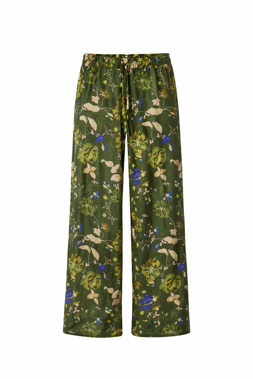 Pantalone fluido stampa floreale