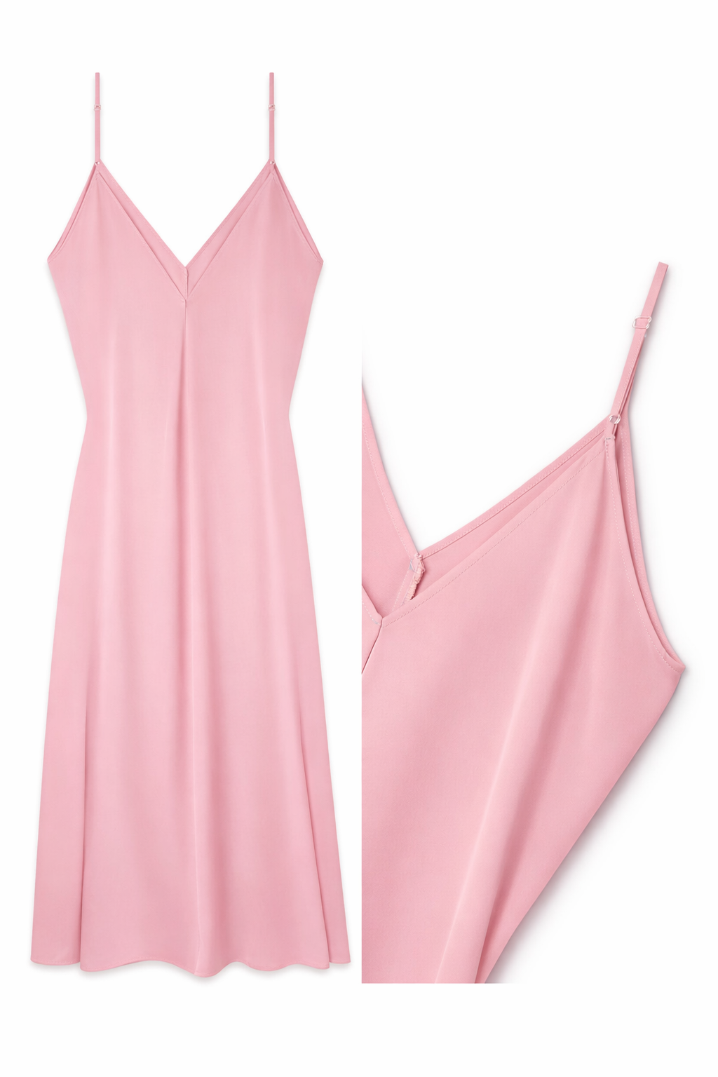 Abito lungo con spalline sottili