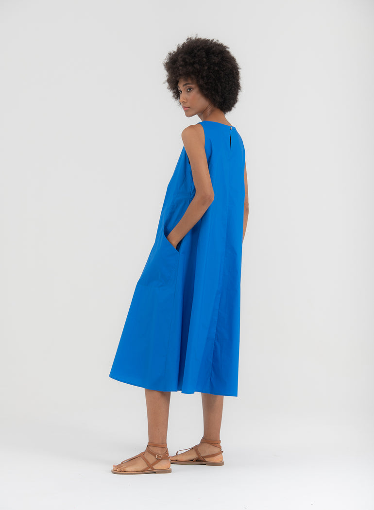 SHADE Italy - Abito smanicato in puro cotone