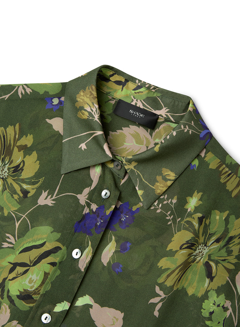 Camicia fluida stampa floreale