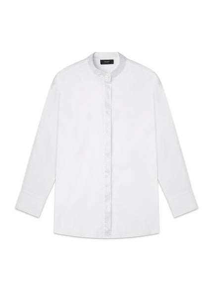 Camicia con dettagli in strass