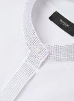 Camicia con dettagli in strass