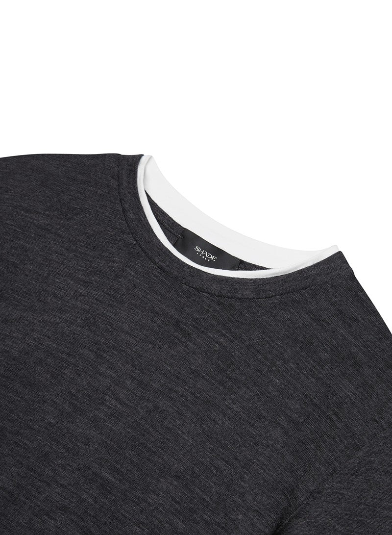 MAGLIA SLIM DOPPIO COLLO
