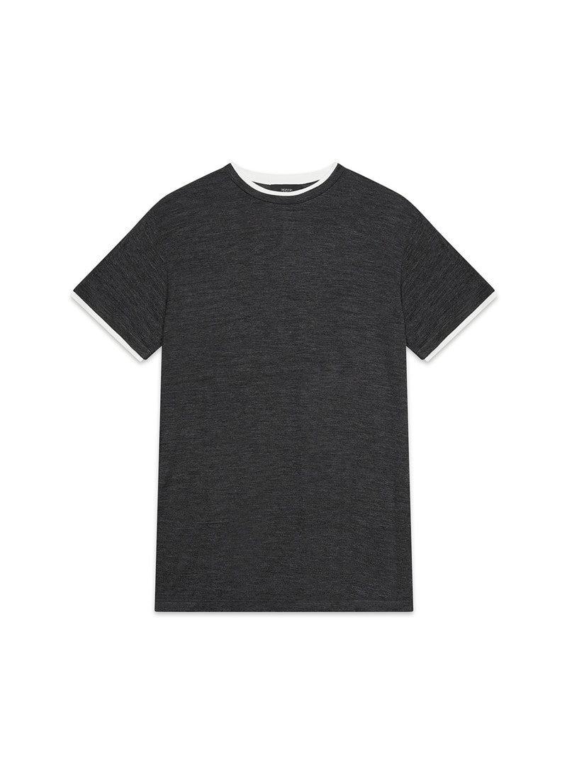 T-SHIRT REGULAR DOPPIO COLLO