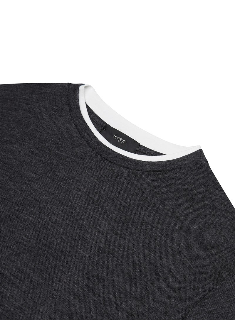 T-SHIRT REGULAR DOPPIO COLLO