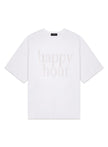 HAPPY HOUR – T-Shirt Oversize con Microstrass