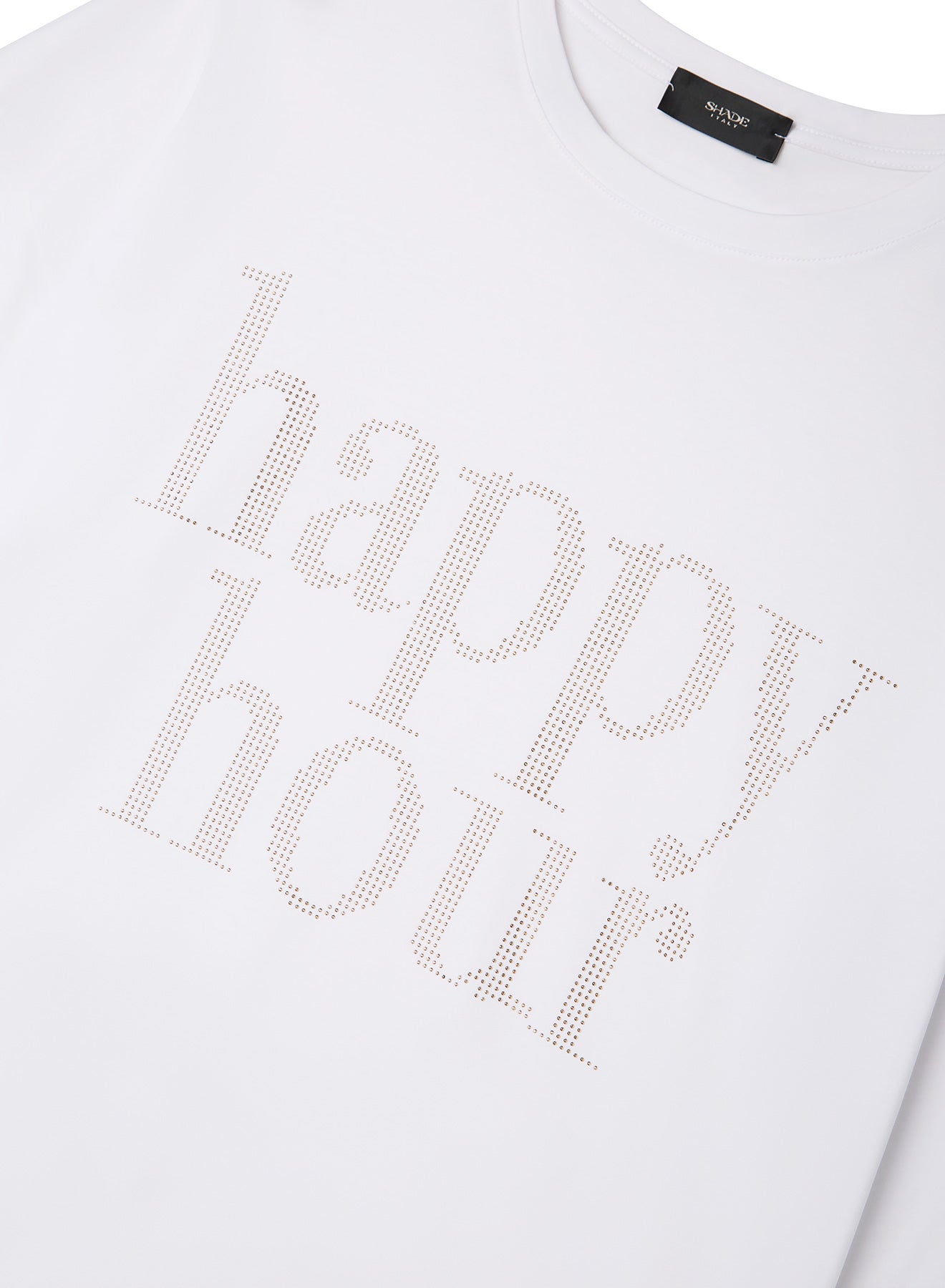 HAPPY HOUR – T-Shirt Oversize con Microstrass