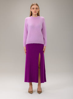 SHADE Italy - Gonna in maglia con spacco