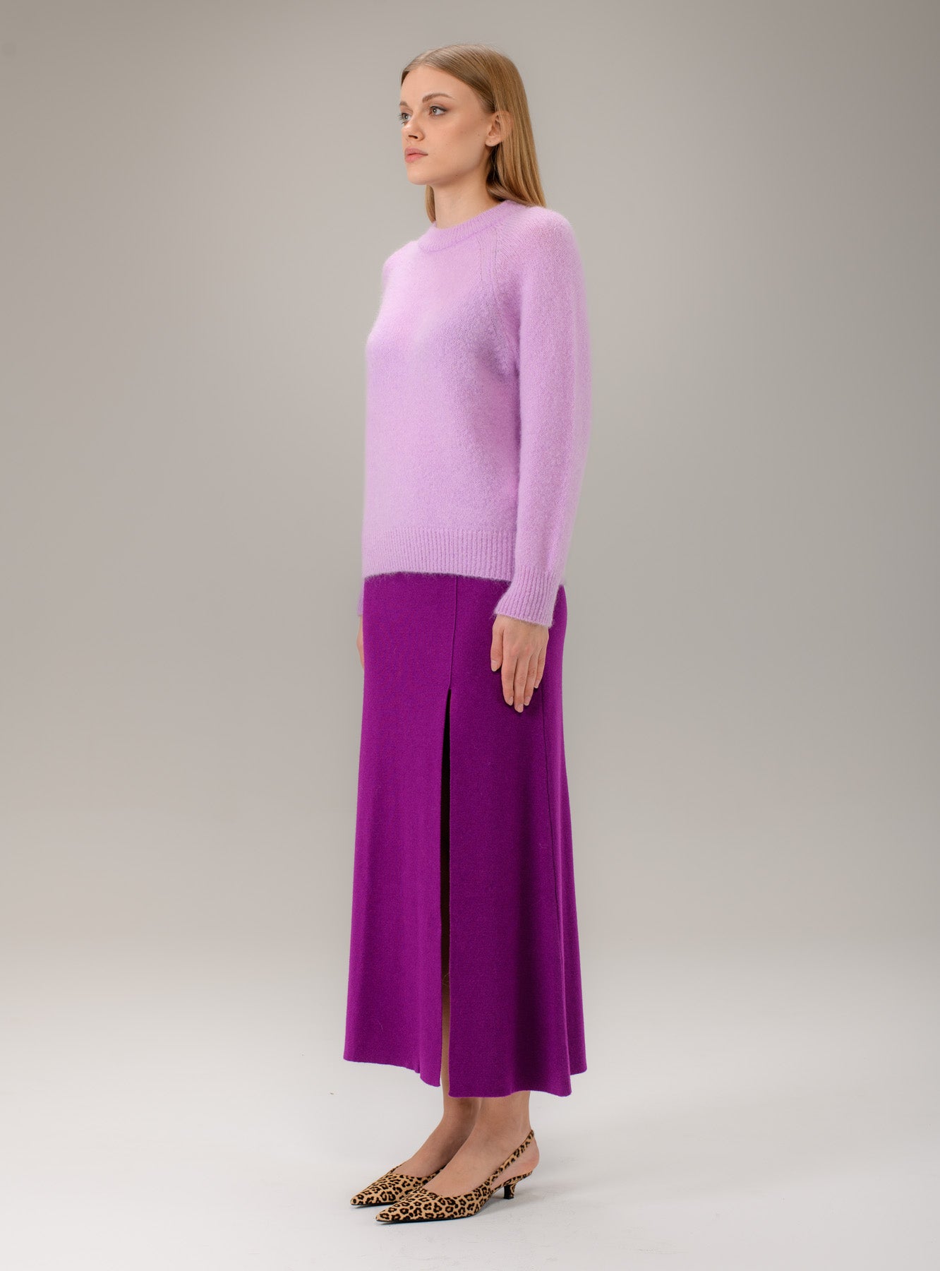 SHADE Italy - Gonna in maglia con spacco