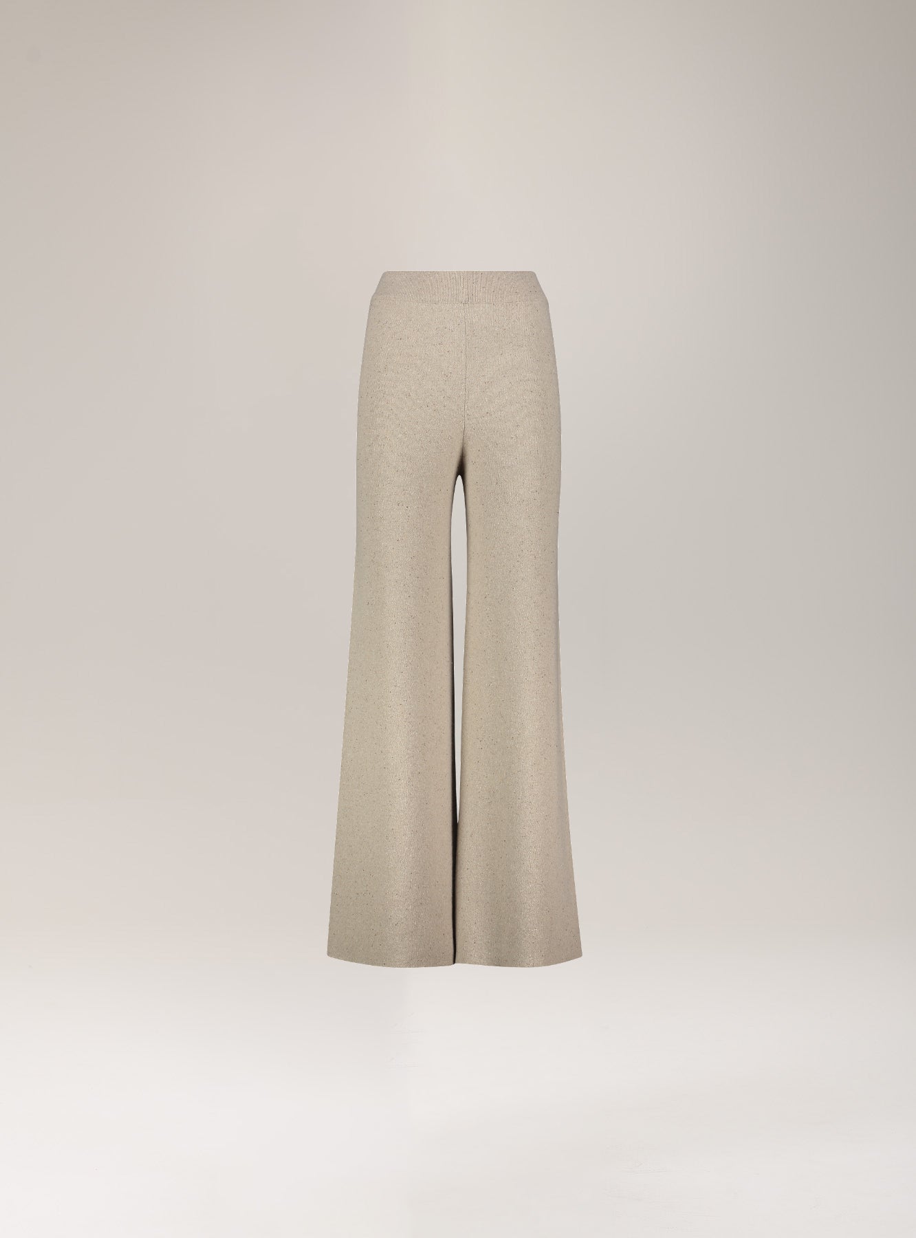 SHADE Italy - Pantalone palazzo bottonato in maglia