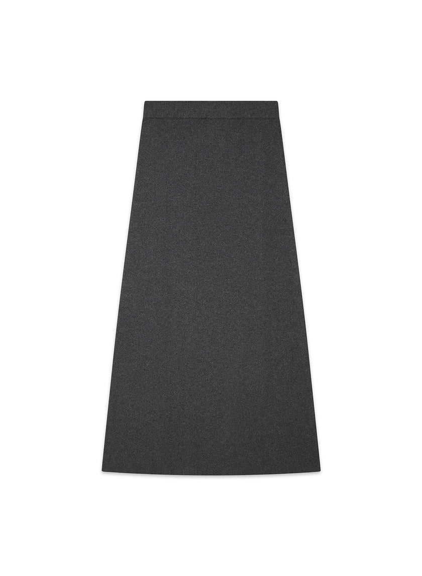 Gonna a trapezio in maglia
