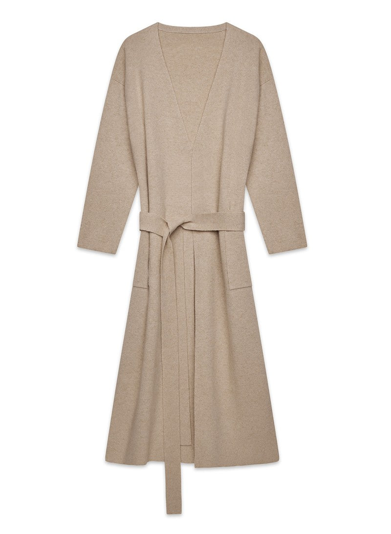 CAPPOTTO IN MAGLIA CON TASCHE