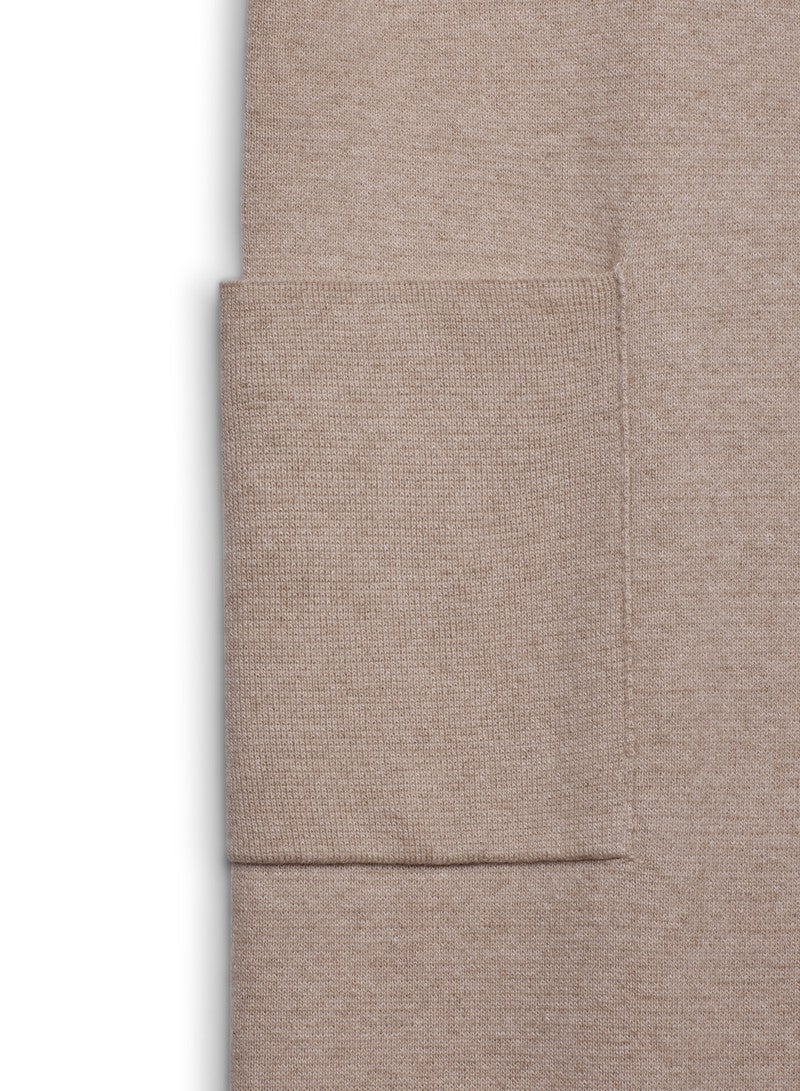 CAPPOTTO IN MAGLIA CON TASCHE