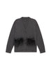 CARDIGAN CON TASCHE BOA