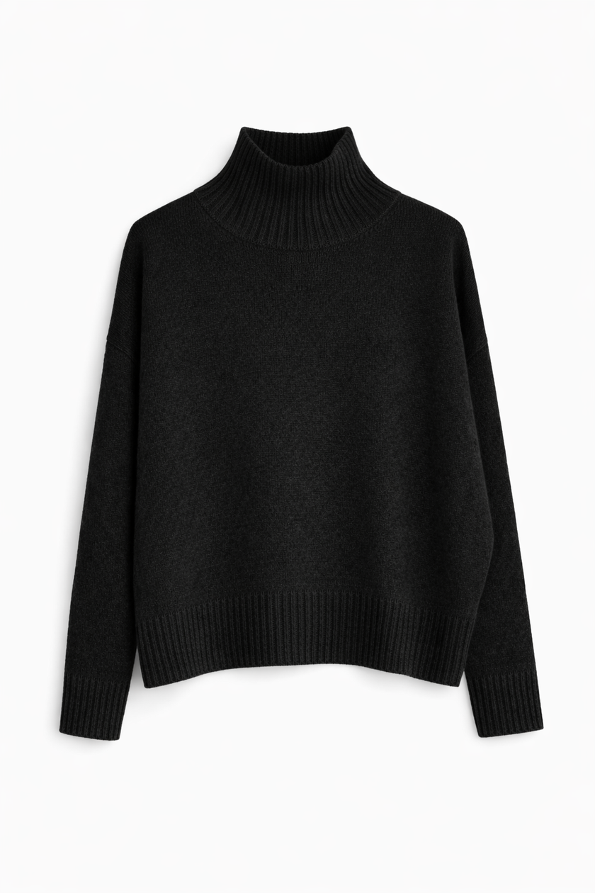 Maglia Collo Ciclista in Lana e Cashmere