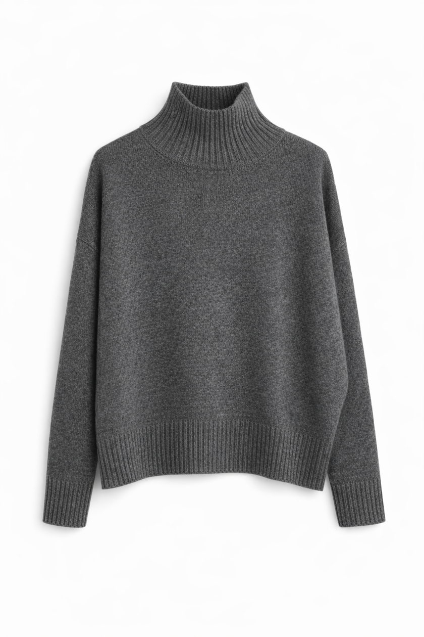 Maglia Collo Ciclista in Lana e Cashmere