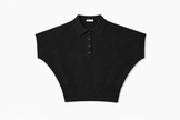 Polo in maglia con manica kimono