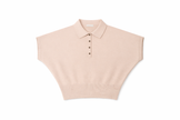 Polo in maglia con manica kimono