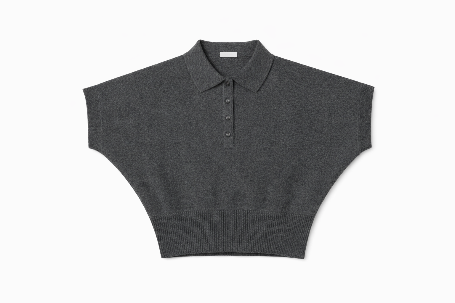 Polo in maglia con manica kimono