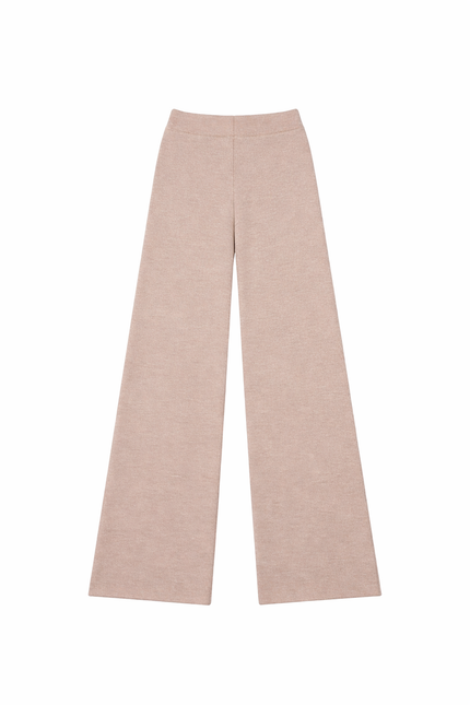 Pantalone palazzo in maglia