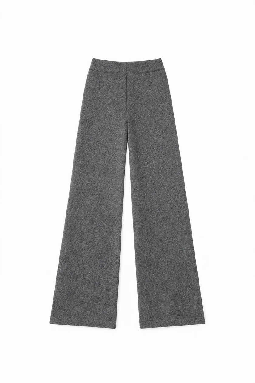 Pantalone palazzo in maglia