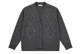 Cardigan con ricami gioiello