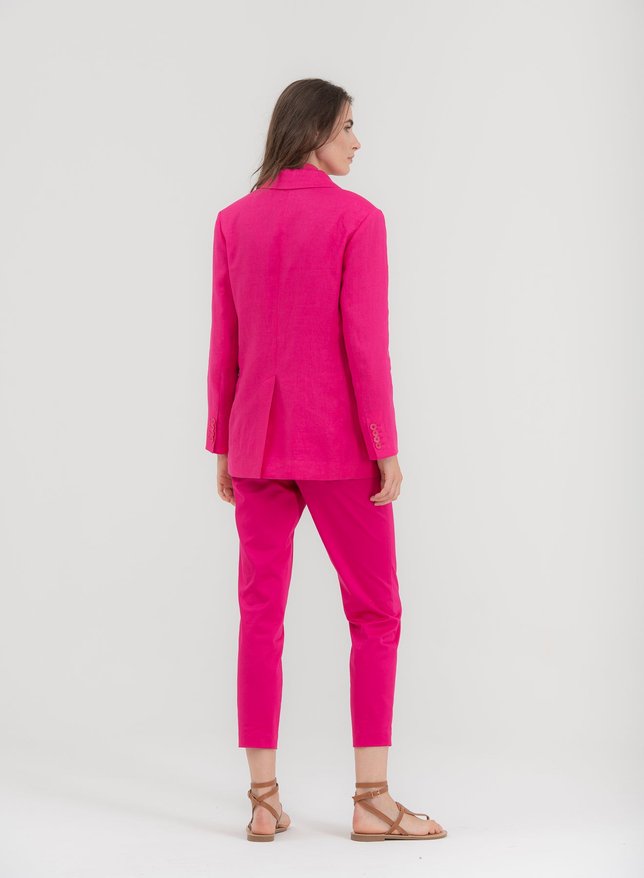 SHADE Italy - Blazer tre pattine in puro lino