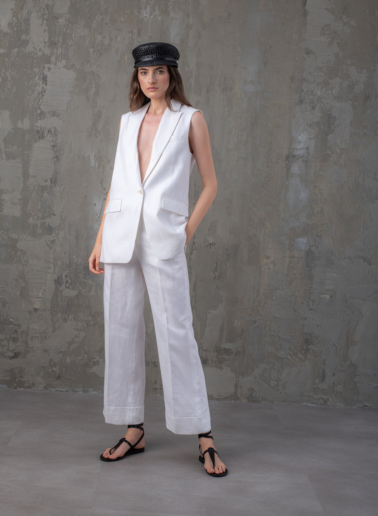 SHADE Italy - Gilet in puro lino