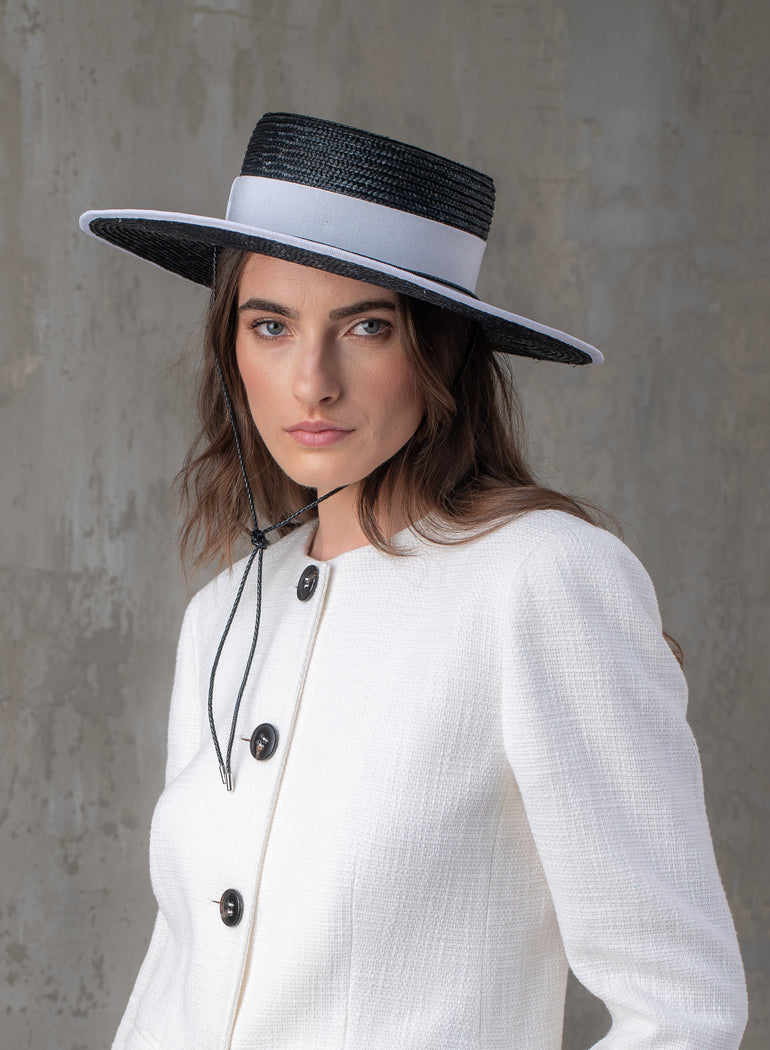 SHADE Italy - Capello Antonia con passanti in paglia