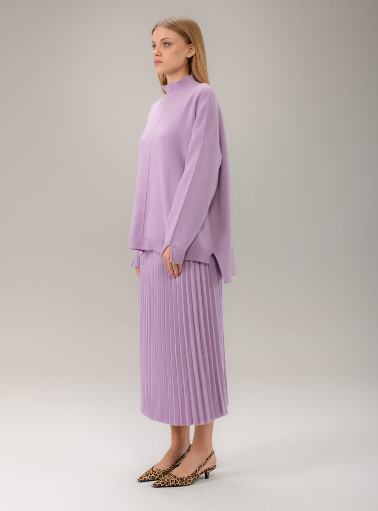 SHADE Italy - Gonna in maglia plisse'