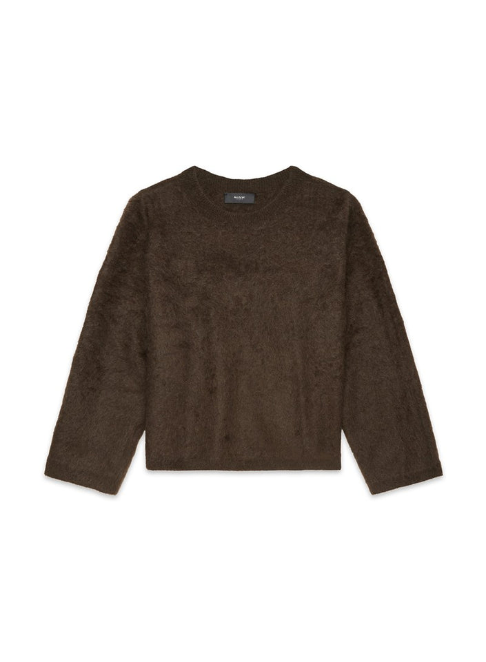 GIROCOLLO MISTO CASHMERE PELO LUNGO