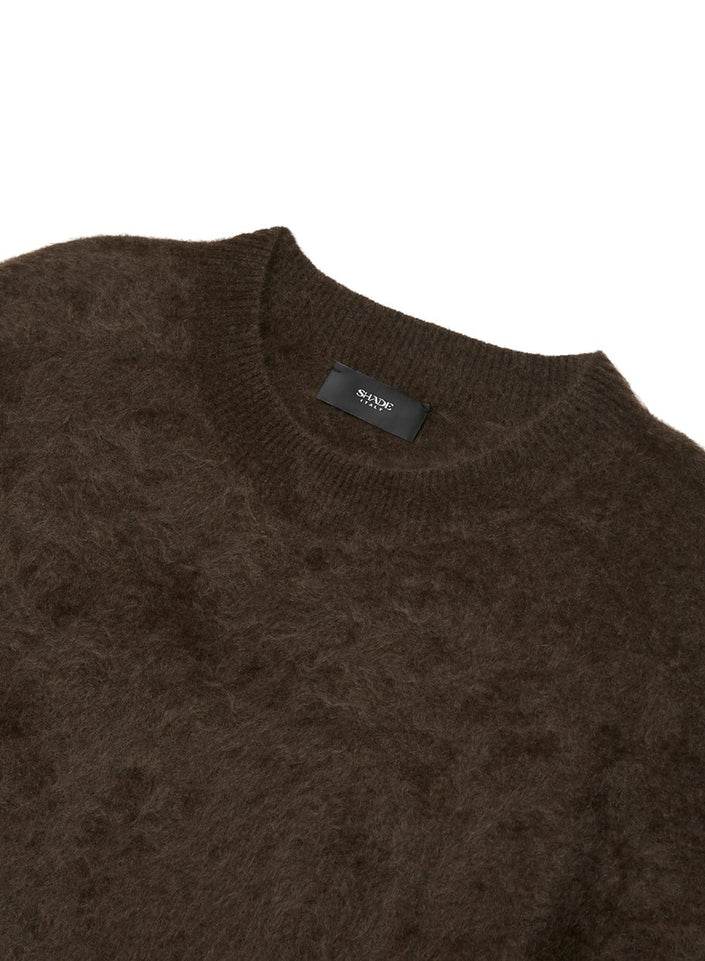 GIROCOLLO MISTO CASHMERE PELO LUNGO