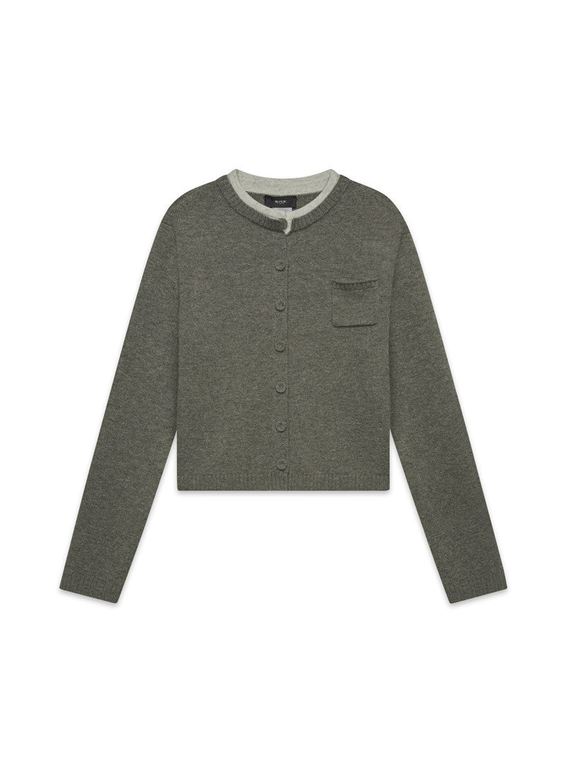 CARDIGAN TASCHINO BICOLOR