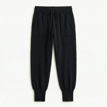 Jogger in Maglia con Tasche