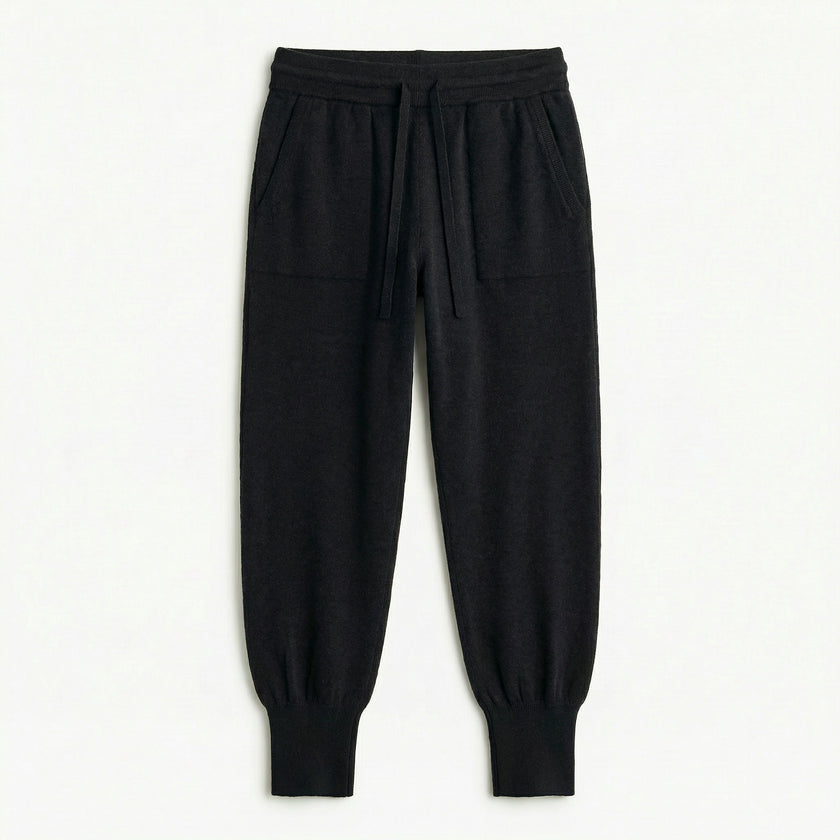 Jogger in Maglia con Tasche