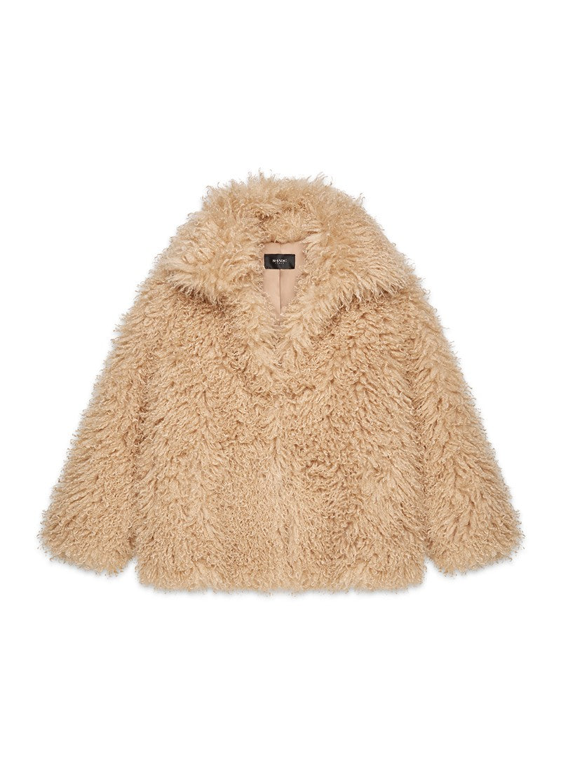 GIUBBOTTO PELLICCIA SINTETICA