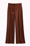 Pantalone dritto in raso