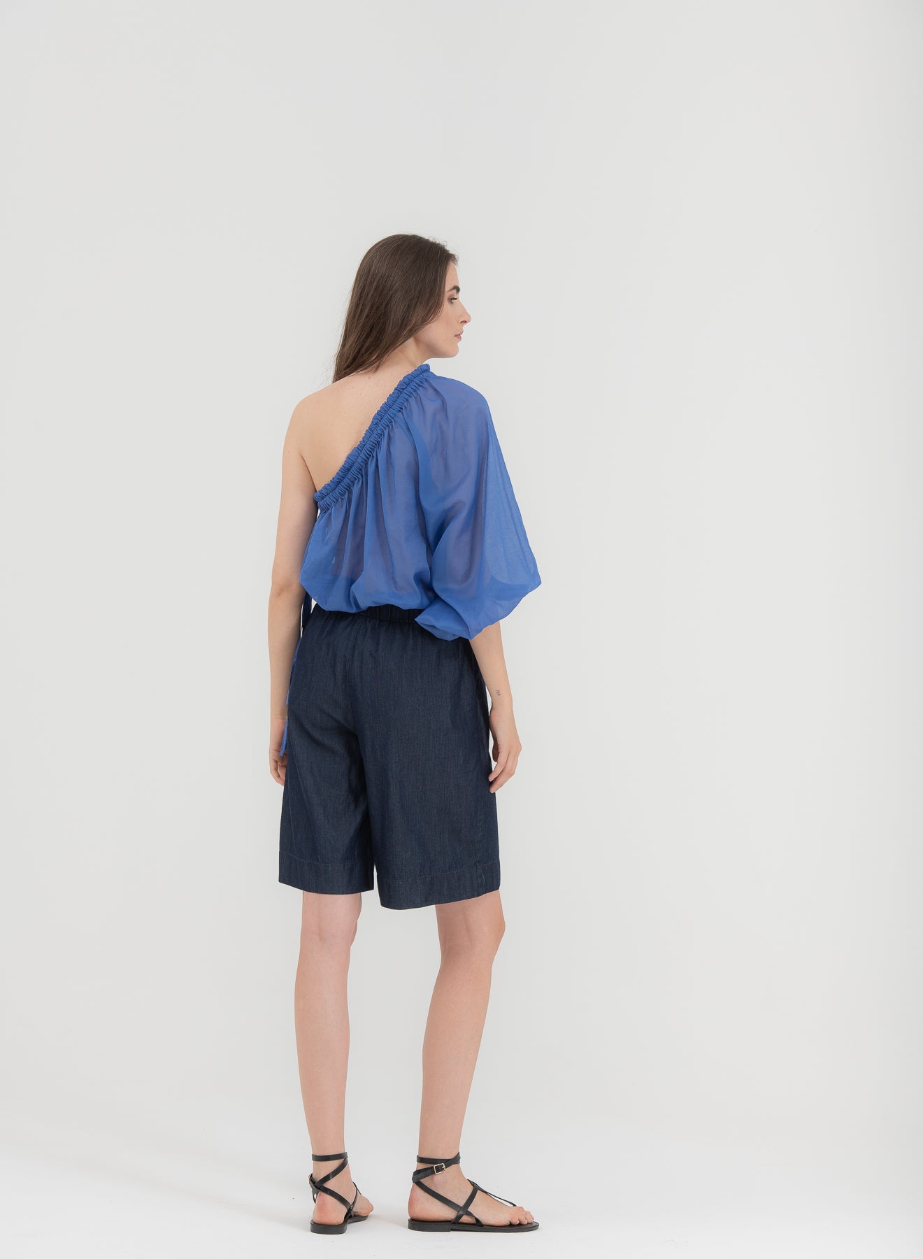 SHADE Italy - Shorts in chambrey di cotone