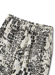 Pantalone fluido stampa animalier