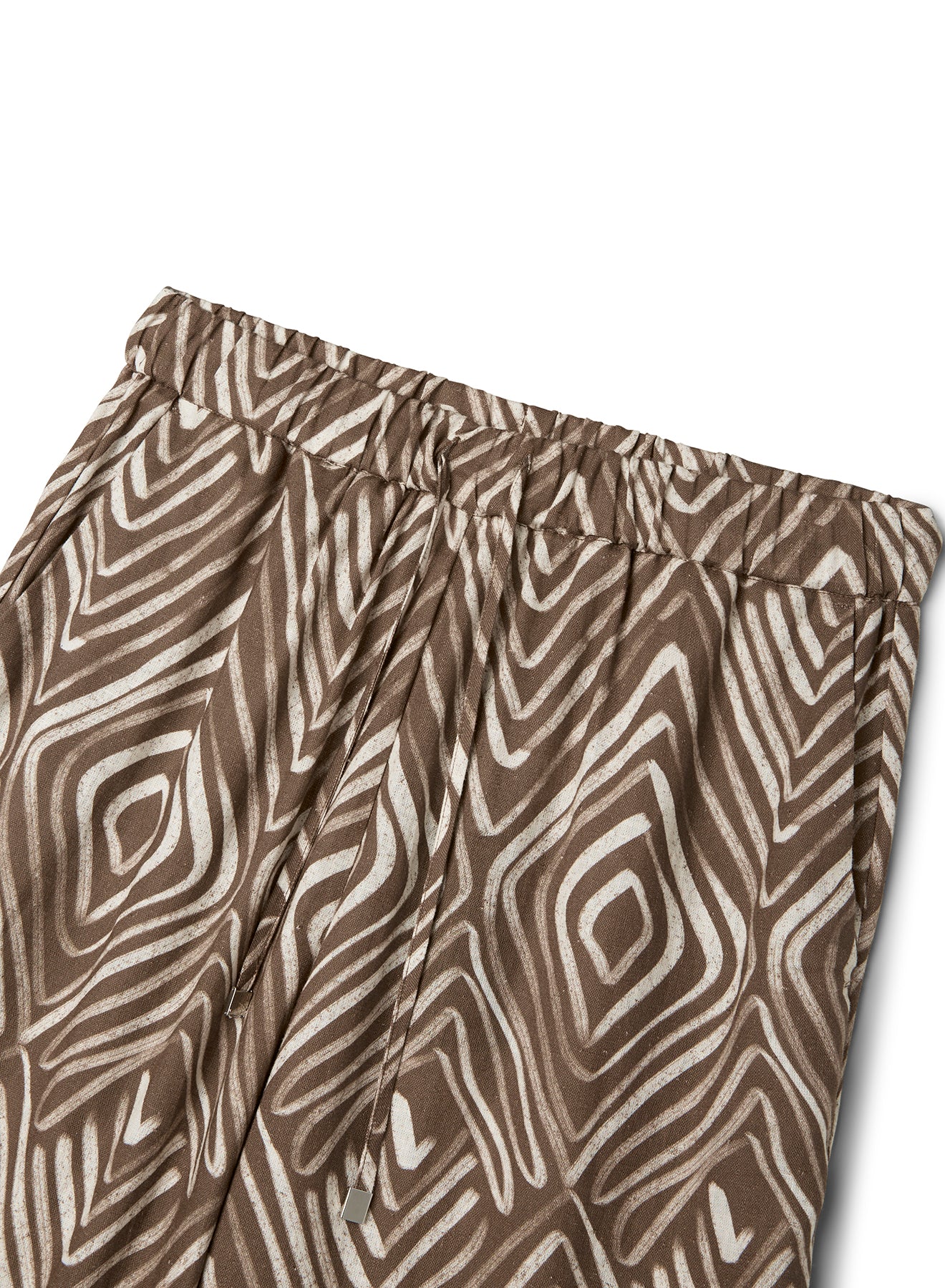 Pantalone morbido in lino e viscosa