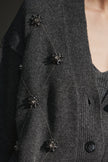 Cardigan con ricami gioiello
