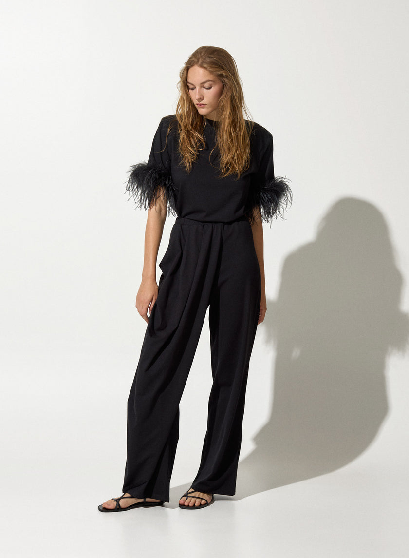 Pantalone Pareo in Jersey di Cotone